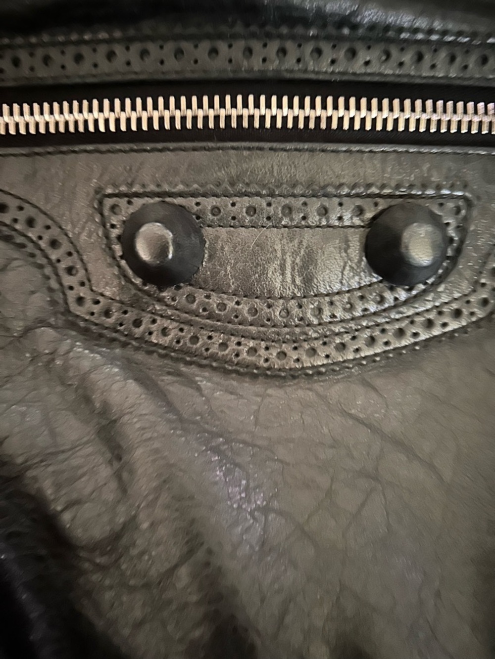 Balenciaga Day Hobo Bag Giant Brogues Hardware - Picture 3 of 9